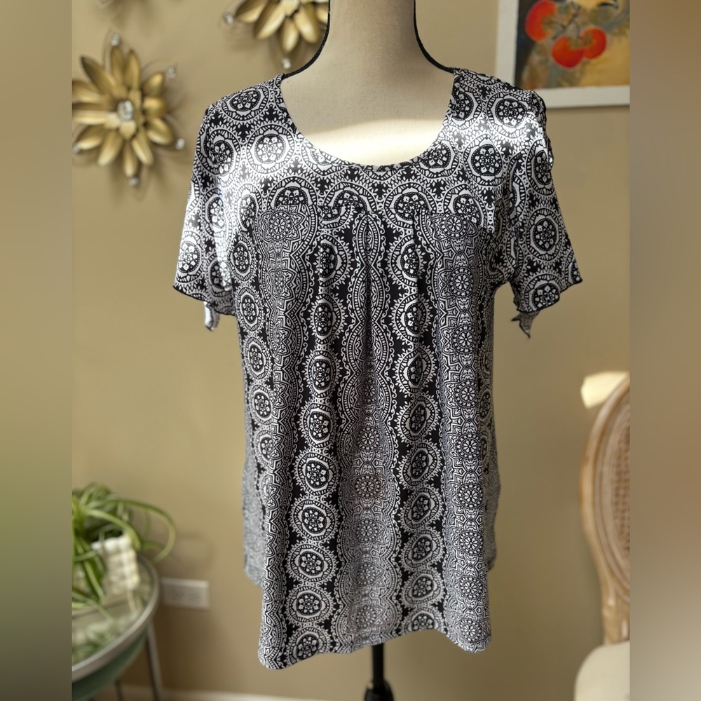 Studio Works Monochrome Paisley Blouse - Picture 2 of 7